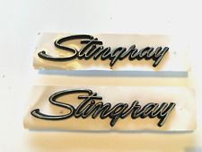 2x 1969-1973 Corvette C3 Stingray Emblems Badges Front Fender Trim Parts