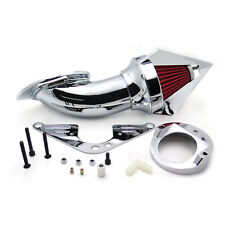 Air Cleaner Intake Kit Triangle For 99- 2012 Yamaha Roadstar 1600 1700 Chormed