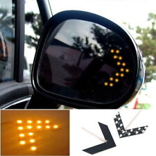 2x Yellow Car Side Rear View Mirror Led 14smd Lamp Turn Signal Light Accessories