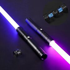 2pack 2 In 1 Dueling Lightsaber Alloy Handle 15 Colors Type-c Rechargeable