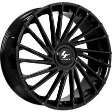 22 Inch 22x9 Lexani Wraith Xl Gloss Black Wheels Rims 5x4.5 5x114.3 40