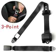 Safety Belt 3 Points Car Seat Belt Retractable Extension Safety Strap Buckle