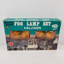 Rare Vintage Ipf K-mart Quartz Iodine Fog Lamp Light Set Amber Chrome Japan