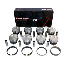 Speed Pro Fmp H631cp Chevy 350 Sbc Flat Top Pistons Moly Rings Kit Std