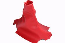 Fits 12-15 Honda Civic Synthetic Leather Manual Shift Boot Red