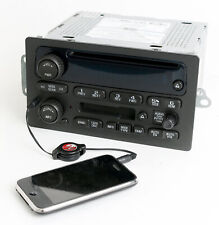 Chevy Gmc 2003-2005 Truck Radio Am Fm Cd Cassette W Auxiliary Mp3 Input 15104156
