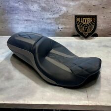 Harley Street Glide Road Glide Seat Cover 2011-2023 Grey Ostrichstitching