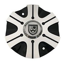 Lexani Wheels 006-2810-al Black And Machined Wheel Center Cap