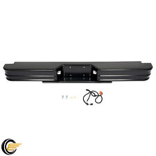 Diamondstep Universal Rear Bumper Black For Chevy Ford Dodge Powder Coated