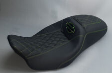 Street Glide Harley Touring Seat P52320-11 Green Stitching 2008-19 Cover Only