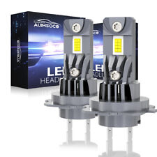 Combo H7 Led Headlight Bulbs Kit Hilow Beam 6000k For Vw Jetta 2006-18 Passat