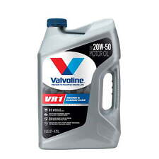 Valvoline Vr1 Racing 20w-50 Motor Oil 5qt Enhances Performance Extends Engine