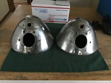 Vintage Old Antique Pair Of Headlight Buckets 10 Dodge Ford Chevy Tiltray Chrom