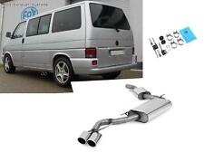 Sidepipe System From Cat Vw T4 Bus 2x106x71mm Side Bevelled