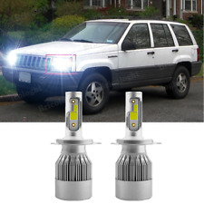 For Jeep Grand Cherokee 1993-1998 - 9004 Led Headlight Bulbs Highlow Beam 2pc