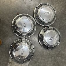 68 69 70 71 72 Chevy Dog Dish Hubcaps 10 12 -  Set Of 4