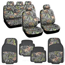 13 Piece Car Truck Seat Cover - Hunting Camo Bucket Seats Matching Hd Floor Mats