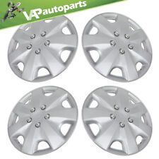 Set Of 4 16 Wheel Covers Snap On Full Hub Caps 16 Inch For R16 Tires Rim Silver