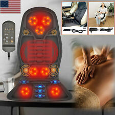 8kinds Massage Seat Cushion Heated Back Neck Body Massager Chair For Homecar