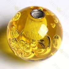 Yellow Ball 60mm W-power Transparent Manual Crystal Bubble Shift Knob