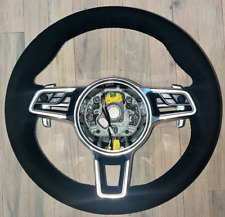 Porsche Macan 981 991 Cayenne 911 Steering Wheel Gts Gt3 Alcantara Black Sport