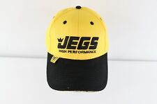 Nos Vintage Jegs High Performance Auto Parts Spell Out Cotton Dad Hat Cap Yellow