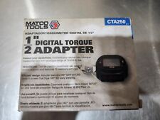 Matco 12 Drive Digital Electronic Torque Wrench Adapter 10-250 Ft Lb Dr Cta250