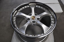 New Techart Formula Ii Gts Porsche Genuine Bbs 20x12 50 Silver Wheel Deep Dish