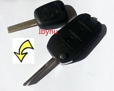 Convert 2 Button Key Fob Case For Peugeot Citroen 407 107 206 207 307 C2 C3 C4