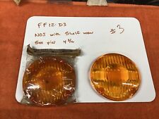 Pair Nos Vintage Signal Stat Amber Tail Turn Signal Light Lens Dodge Truck Ford