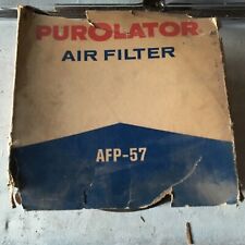 Vintage Purolator Afp-57 Air Filter Nos In Original Box