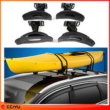 Universal Roof J-bar Rack Kayak Boat Canoe Car For Suv Top Mount Carrier 2 Pairs