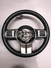 12 13 Jeep Grand Cherokee Steering Wheel Black Leather