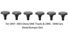 6 Rubber Hood Bumpers For 1940-55 Gmgmc Sedan Fleetline Truck Fleetmaster Etc