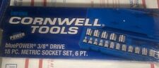 Cornwell Tools Blue Power Cbp2ma 7-24mm Chrome Socket Set Brand New