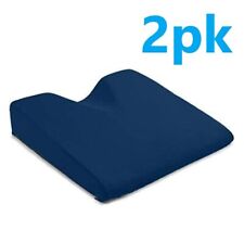 Comfysure Car Seat Wedge Pillow Memory Foam Firm Cushion - Orthopedic - 2pack