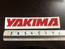 Yakima Red Logo Sticker Decal Roof Rack Bike Ski Skiing Kayak Approx 8