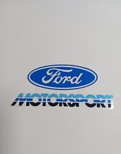 2 For Ford Motorsport Clear Stickers Free Shipping