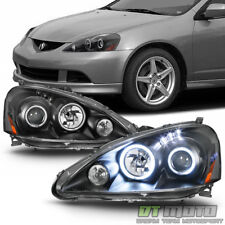 2005 -2006 Acura Rsx Dc5 Led Dual Halo Projector Headlights Headlamps Leftright