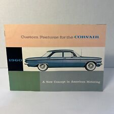Rare 1960 Chevrolet Corvair Advertising 11-pg Dealers Booklet