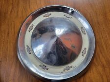 Vintage 1955-1956 Chevy 150 210 Bel Air Poverty Dog Dish 10.5 Hub Caps Canter
