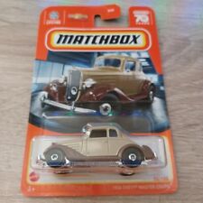 Matchbox 164 Diecast 70 Years Tan 1934 Chevy Master Coupe