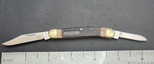 Schrade 104ot Old Timer Minuteman Sawcut Delrin China Good Used Pocketknife