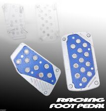 New Blue Foot Pedal Pads Cailver Gas Brake Rbon Scar Racing Foot Pedals