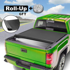 6ft Truck Tonneau Cover Roll Up Bed For 1993-2011 Ford Ranger Flareside Splash