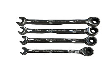 Snap-on Tools New Soxrm704a 4 Pc Metric 0 Non-reversing Ratcheting Wrenches