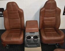  Oem 2010 Ford F-250 F-350 King Ranch Rear Captain Bucket Seats Console