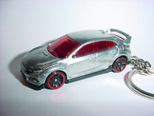 Hot 3d Honda Civic Type R Custom Keychain Keyring Key Dohc Vtec Shiny Hot Wheels