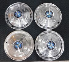 1964 Ford Fairlane 14 Spinner Hub Caps Set Of 4 Sports Coupe