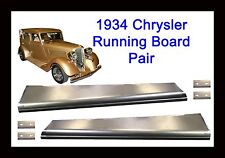 1934 Chrysler Steel Running Board Set 34 - Made In Usa 16 Gauge